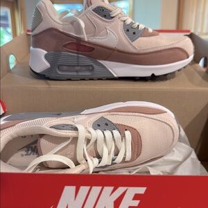 Women’s 7 Air Max 90 Premium Sand Drift. Brand new. Never worn outside.